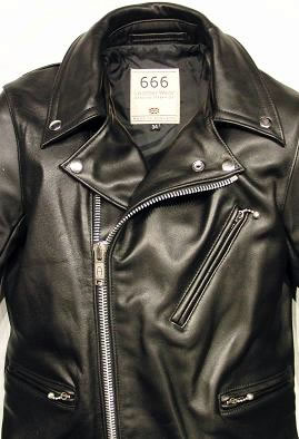 666 LJM-8 フロントフラップ レザージャケット サイクロンタイプ