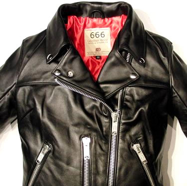 666 LJW-6 レディース 70'sパンクスタイル サイドベルト レザー