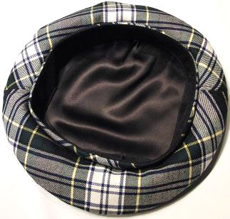 Vivienne Westwood チェックベレー帽 極美品】Vivienne Westwood ◎ベレー帽 アンゴラ混 ポンポン