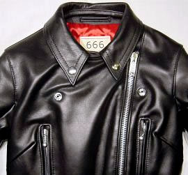 666 LJW-1 レディース サイドベルトレザージャケット ライダース