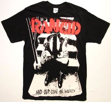 ランシド バンドTシャツ　パンク　XLサイズ　RANCID 古着　ブラック ロックtシャツ バンドtシャツ パンク ランシド Rancid 孤独な