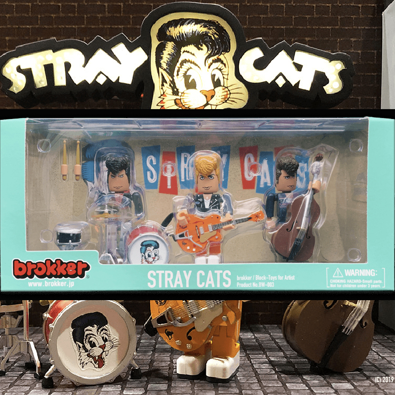 brokker 「STRAY CATS」 フィギュア 2019年12月16日発売 ストレイキャッツ公式ライセンス取得