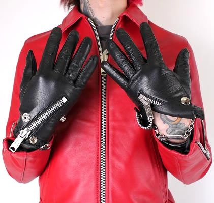 人気ブランドの レザーグローブ 手袋 dyNE レア！！CYbER - 手袋