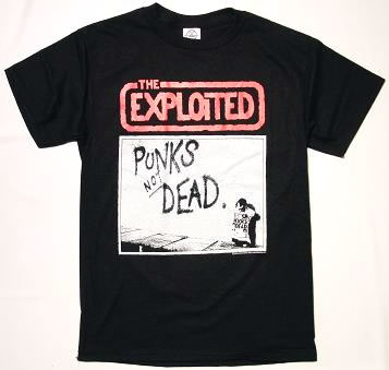 The exploited ハードコアパンク バンドTシャツ The exploited ハードコアパンク バンドTシャツ