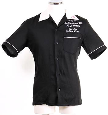 KING MOB ボーリングシャツ sizeM 日本製 コットン king mob ボーリングシャツ666 king mob punk クラスト - メルカリ