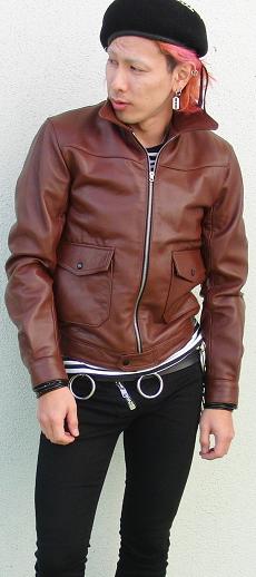 エディフィスxパリサンジェルマンレザーライダースは羊革666ナイキルイスレザー 666 LEATHER WEAR - CUSTOM COLOUR ORDER - (BLACK & DEEP RED