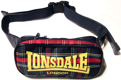 LONSDALE(ロンズデール) ウエストポーチ タータンチェック